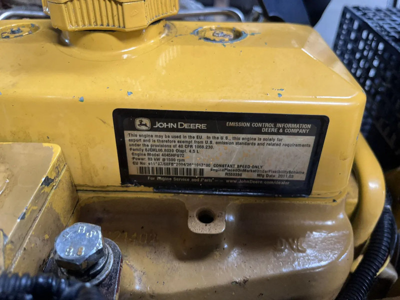 John Deere aggregaat john deere 97 kva - Groupe électrogène: photos 5 John Deere aggregaat john deere 97 kva - Groupe électrogène: photos 5