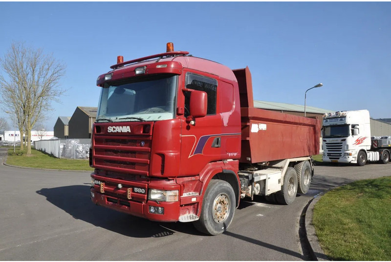 Scania R164-480 V8 164G - Camion benne: photos 1 Scania R164-480 V8 164G - Camion benne: photos 1
