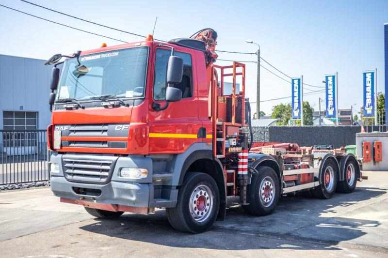 DAF CF 410-8X4+MKG 141A2 - EURO 5 - Camion ampliroll, Camion grue: photos 2 DAF CF 410-8X4+MKG 141A2 - EURO 5 - Camion ampliroll, Camion grue: photos 2