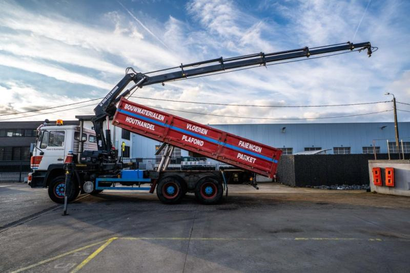 MAN 33.422 DF + HIAB 220 C-5 - Camion benne, Camion grue: photos 2 MAN 33.422 DF + HIAB 220 C-5 - Camion benne, Camion grue: photos 2