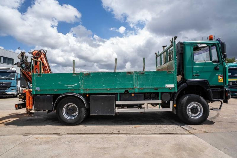 Camion plateau, Camion grue MAN FE 310A-4X4+ATLAS 105.1 A3: photos 8