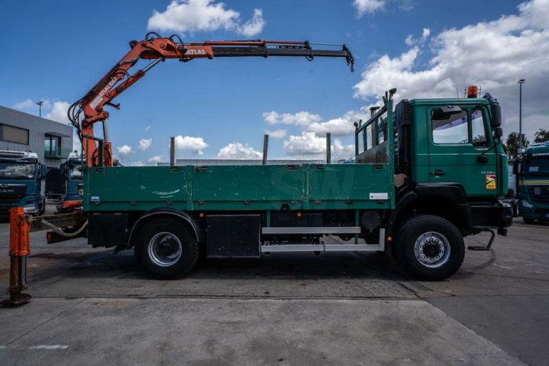 MAN FE 310A-4X4+ATLAS 105.1 A3 - Camion plateau, Camion grue: photos 3 MAN FE 310A-4X4+ATLAS 105.1 A3 - Camion plateau, Camion grue: photos 3