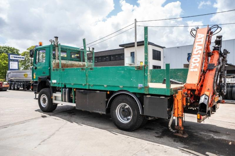 Camion plateau, Camion grue MAN FE 310A-4X4+ATLAS 105.1 A3: photos 10