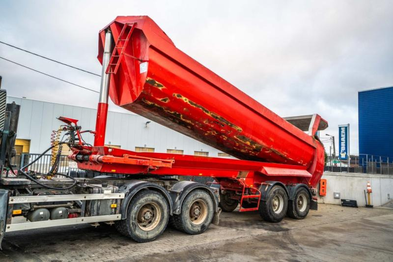 ROBUSTE-KAISER S3302G37+ HYRD. DEUR - Semi-remorque benne: photos 1 ROBUSTE-KAISER S3302G37+ HYRD. DEUR - Semi-remorque benne: photos 1