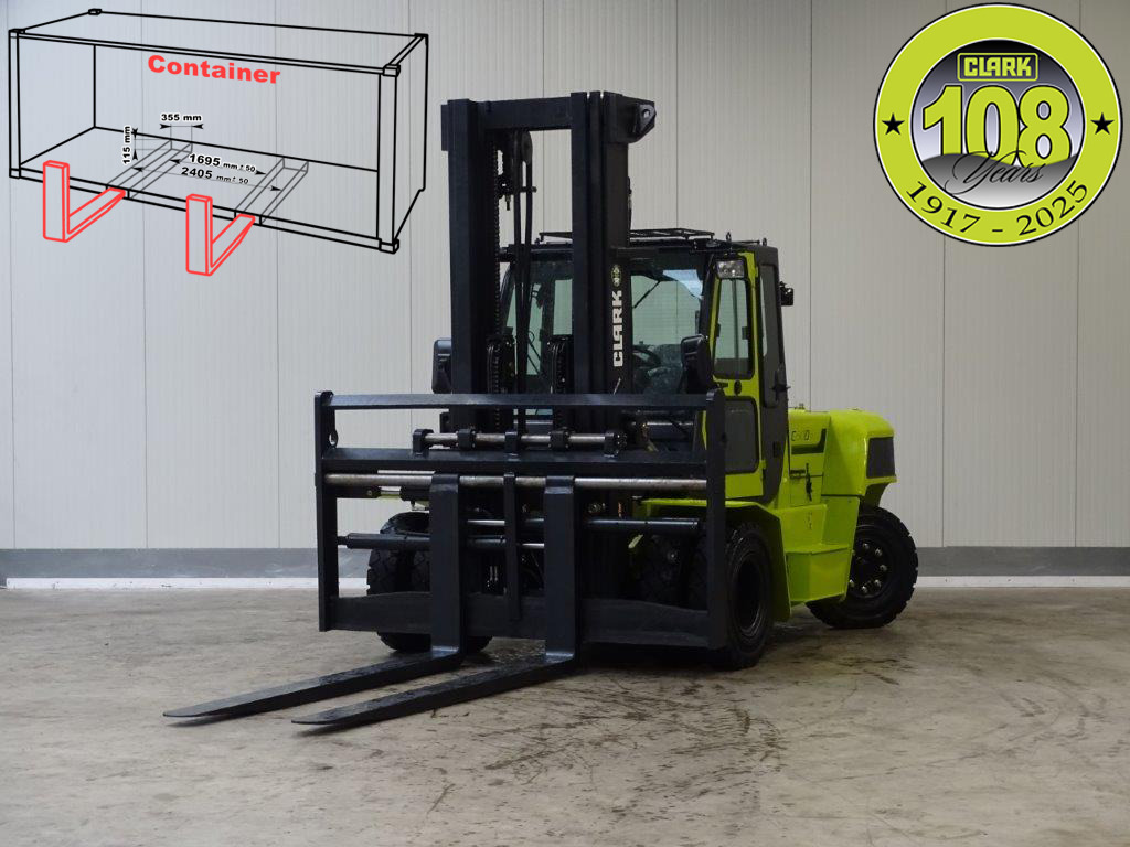 Clark C80D900 - TRIPLEX - DEMO - Chariot élévateur diesel: photos 1 Clark C80D900 - TRIPLEX - DEMO - Chariot élévateur diesel: photos 1