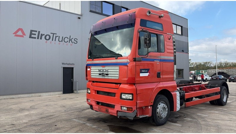 MAN TGA 18.410 (POMPE MANUELLE / MANUAL PUMP / BOITE MANUELLE / MANUAL GEARBOX) - Châssis cabine: photos 1 MAN TGA 18.410 (POMPE MANUELLE / MANUAL PUMP / BOITE MANUELLE / MANUAL GEARBOX) - Châssis cabine: photos 1