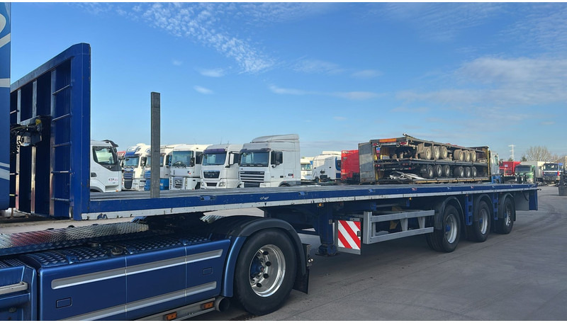 Semi-remorque plateau Renders ROC 16.27 NA (TUV BIS 02/2026 !! / BELGIAN TRAILER / PERFECT / X STEERING / WABCO SMARTBOARD / WEIGHT SYSTEM): photos 1