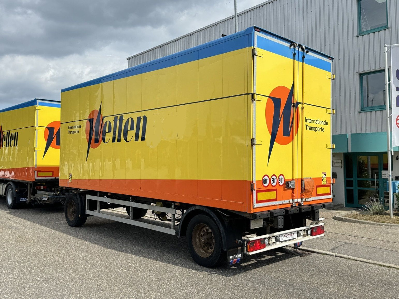 Bachert 14t Alu-Möbelkoffer 7,2m BPW Luft ZS - Remorque fourgon: photos 3 Bachert 14t Alu-Möbelkoffer 7,2m BPW Luft ZS - Remorque fourgon: photos 3
