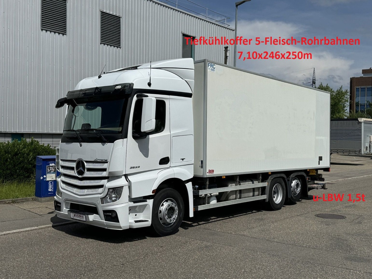 Mercedes-Benz Actros 2533L Tiefkühl 5-Fleisch-Rohrbahnen TKing - Camion frigorifique: photos 1 Mercedes-Benz Actros 2533L Tiefkühl 5-Fleisch-Rohrbahnen TKing - Camion frigorifique: photos 1