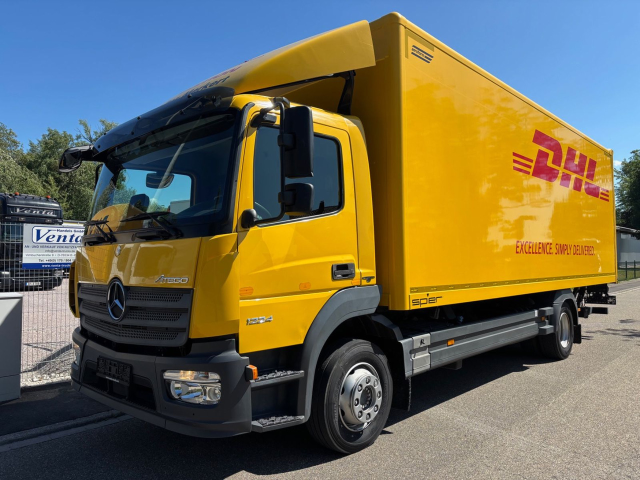 Mercedes-Benz Atego III 1224L, Euro-6, Klima, LBW - Camion fourgon: photos 1 Mercedes-Benz Atego III 1224L, Euro-6, Klima, LBW - Camion fourgon: photos 1