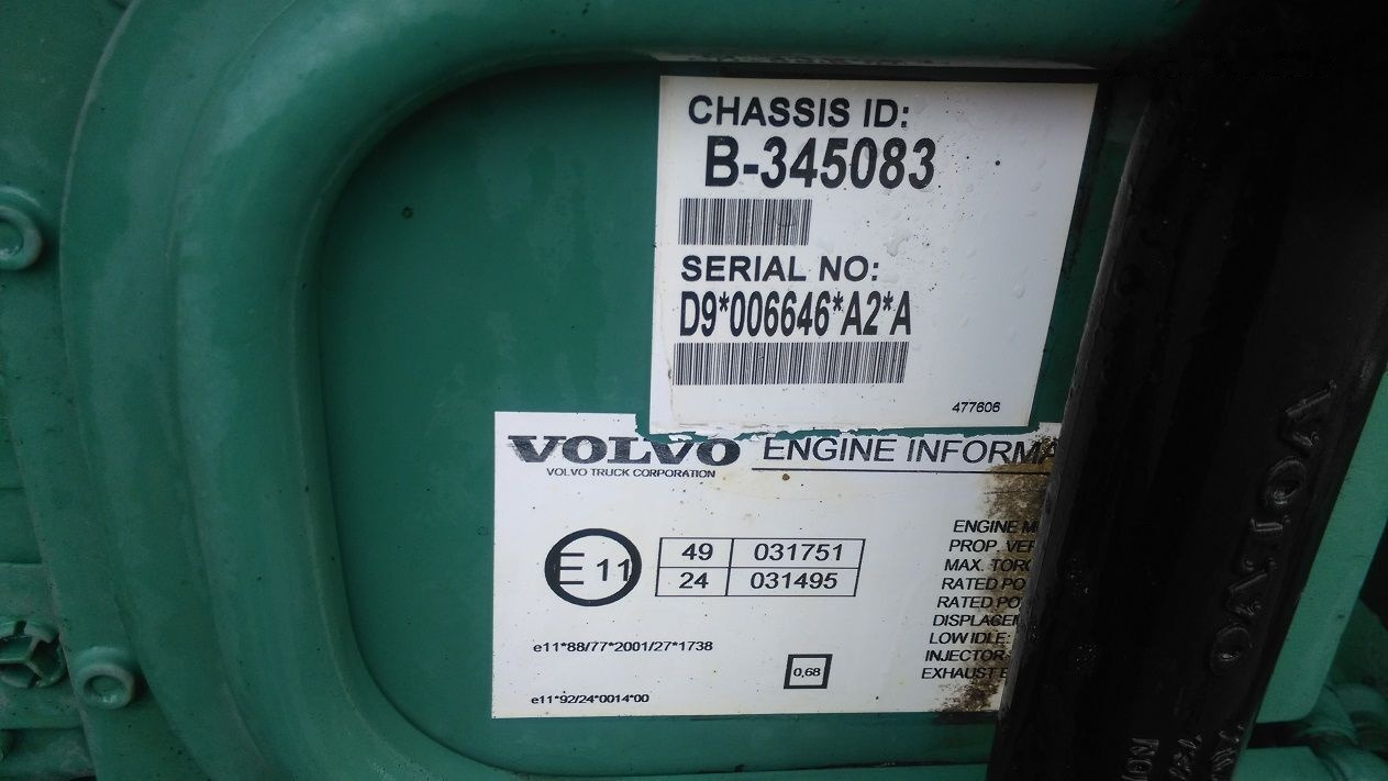 Volvo D9A 260 300 340 Volvo FM - Moteur pour Camion: photos 4 Volvo D9A 260 300 340 Volvo FM - Moteur pour Camion: photos 4