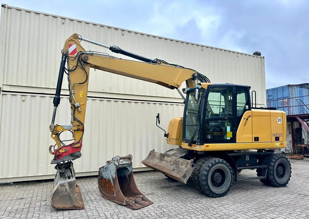 Caterpillar M314F, 2018 ROK, 4200 MTH, 2 ŁYŻKI - Pelle sur pneus: photos 1 Caterpillar M314F, 2018 ROK, 4200 MTH, 2 ŁYŻKI - Pelle sur pneus: photos 1