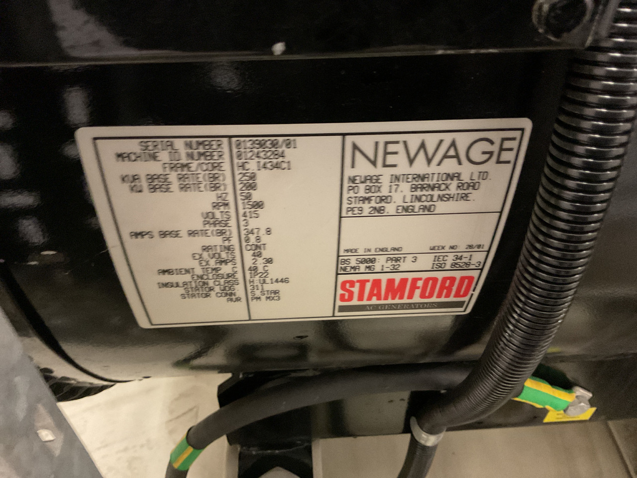 Perkins 250KVA, low standby hours and very complete. - Groupe électrogène: photos 5 Perkins 250KVA, low standby hours and very complete. - Groupe électrogène: photos 5