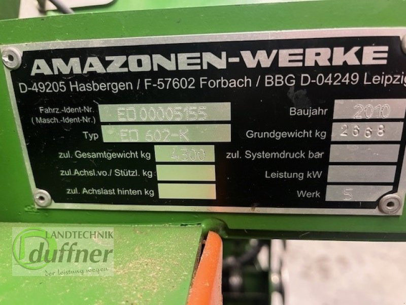 Semoir monograine Amazone ED 602-K Contour: photos 11