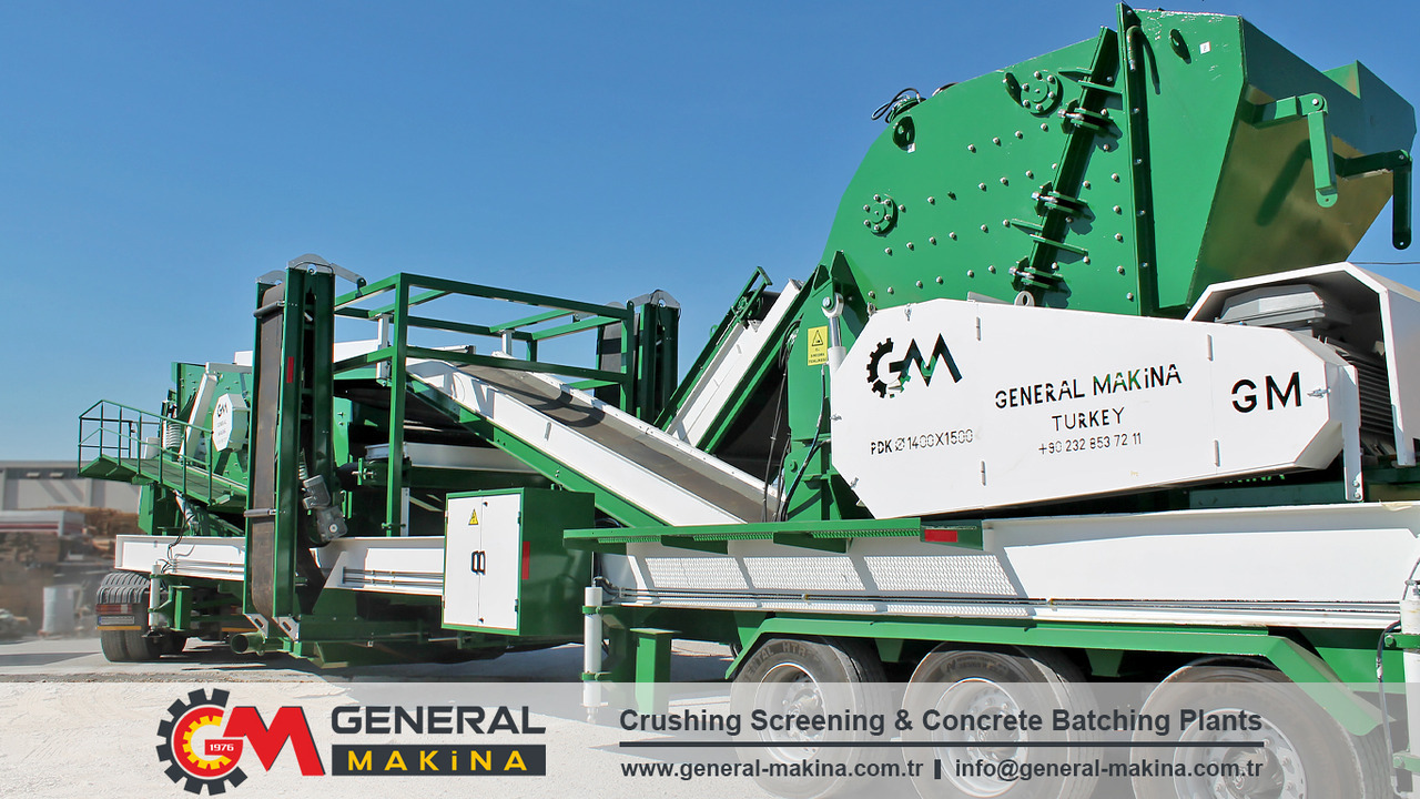 GENERAL MAKİNA Mobile Crushing System With Jaw Crusher - Concasseur à mâchoires: photos 3 GENERAL MAKİNA Mobile Crushing System With Jaw Crusher - Concasseur à mâchoires: photos 3