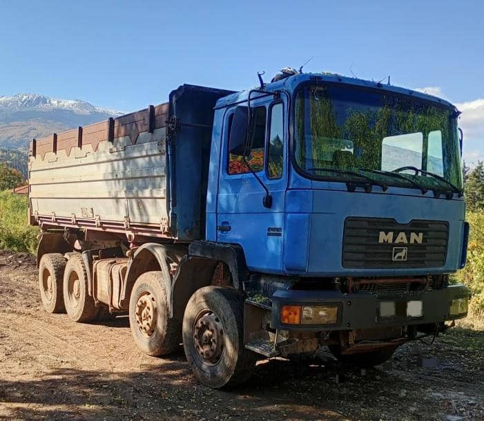 MAN 41.402 - Camion benne: photos 1 MAN 41.402 - Camion benne: photos 1