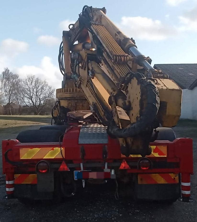 Tracteur routier Scania R143-450 V8 Tractor unit with crane: photos 6