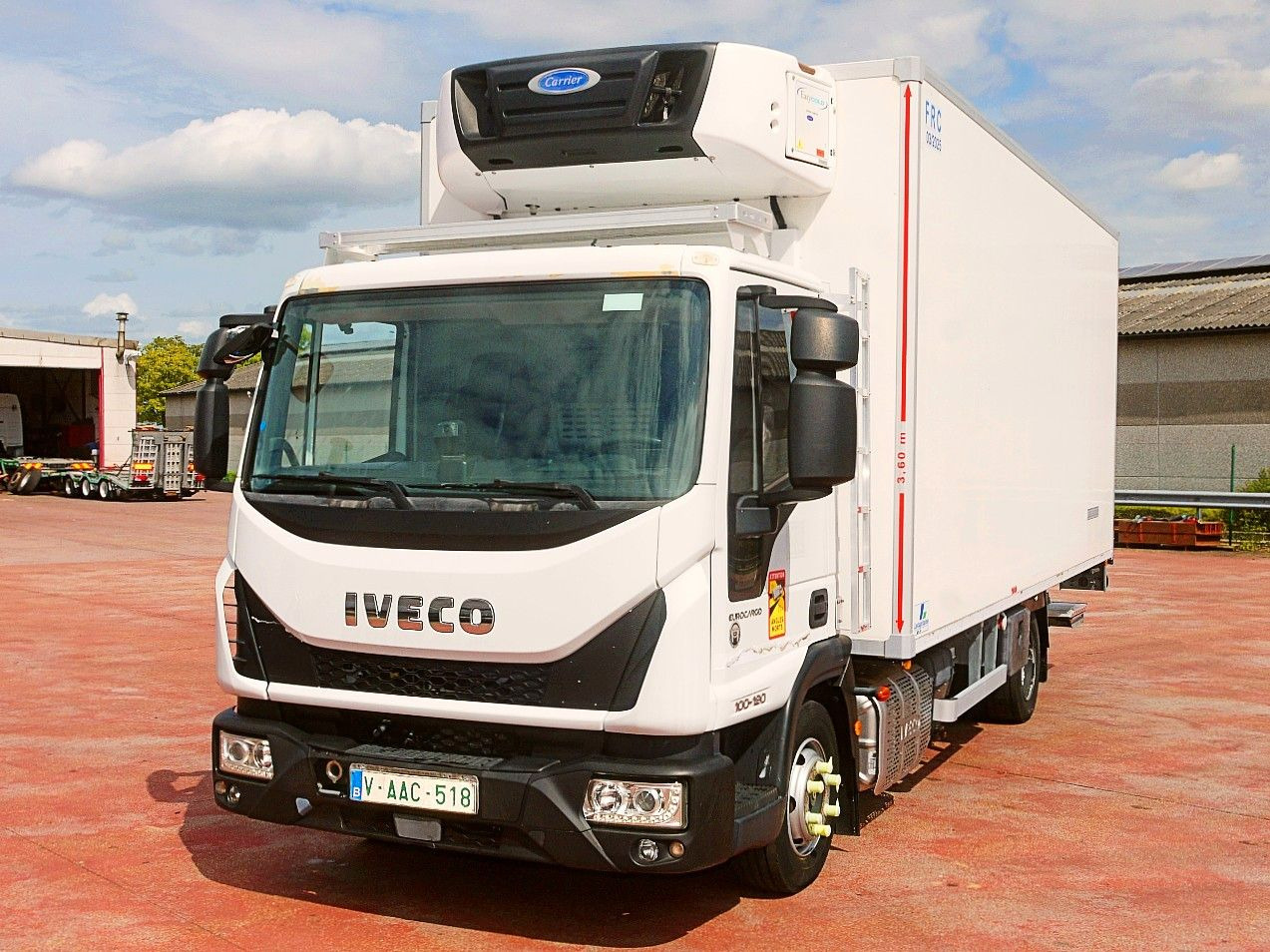Iveco 100E19 KUHLKOFFER CARRIER SUPRA 550 luft fed A/C - Camion frigorifique: photos 5 Iveco 100E19 KUHLKOFFER CARRIER SUPRA 550 luft fed A/C - Camion frigorifique: photos 5
