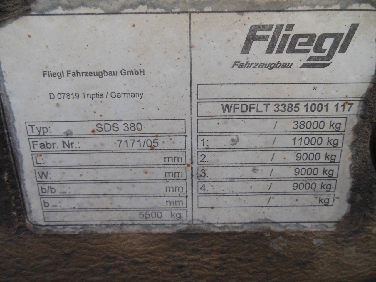 Semi-remorque porte-conteneur/ Caisse mobile Fliegl SDS 380 GOOSENECK, BPW: photos 19 Semi-remorque porte-conteneur/ Caisse mobile Fliegl SDS 380 GOOSENECK, BPW: photos 19