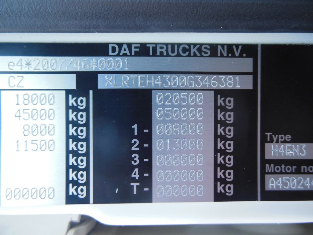 DAF XF106.480 SSC, LIMITED EDITION, STANDKLIMA, TOP! - crédit-bail DAF XF106.480 SSC, LIMITED EDITION, STANDKLIMA, TOP!: photos 22 DAF XF106.480 SSC, LIMITED EDITION, STANDKLIMA, TOP! - crédit-bail DAF XF106.480 SSC, LIMITED EDITION, STANDKLIMA, TOP!: photos 22