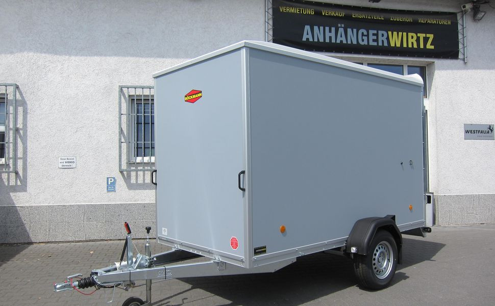 Böckmann Koffer KT 3015/150 M grau 301x150x182cm (M) 1500kg - Remorque fourgon: photos 1 Böckmann Koffer KT 3015/150 M grau 301x150x182cm (M) 1500kg - Remorque fourgon: photos 1