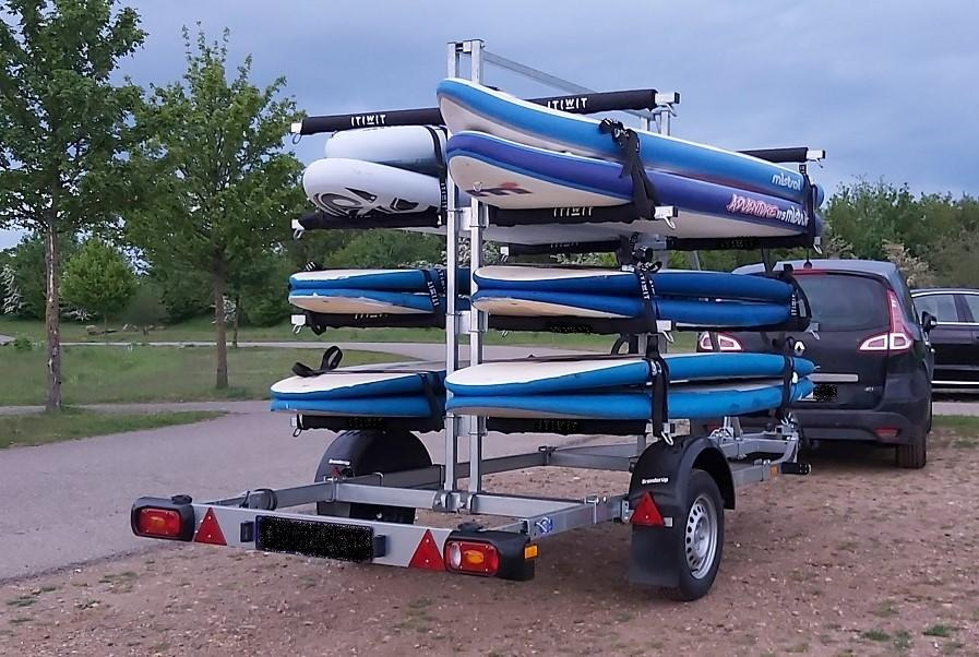 Brenderup Boattrailer Bootsanhänger 8116 160750UB Kanu/Kayak SUP Board Gestell 750kg 306002 - Remorque bateau: photos 1 Brenderup Boattrailer Bootsanhänger 8116 160750UB Kanu/Kayak SUP Board Gestell 750kg 306002 - Remorque bateau: photos 1