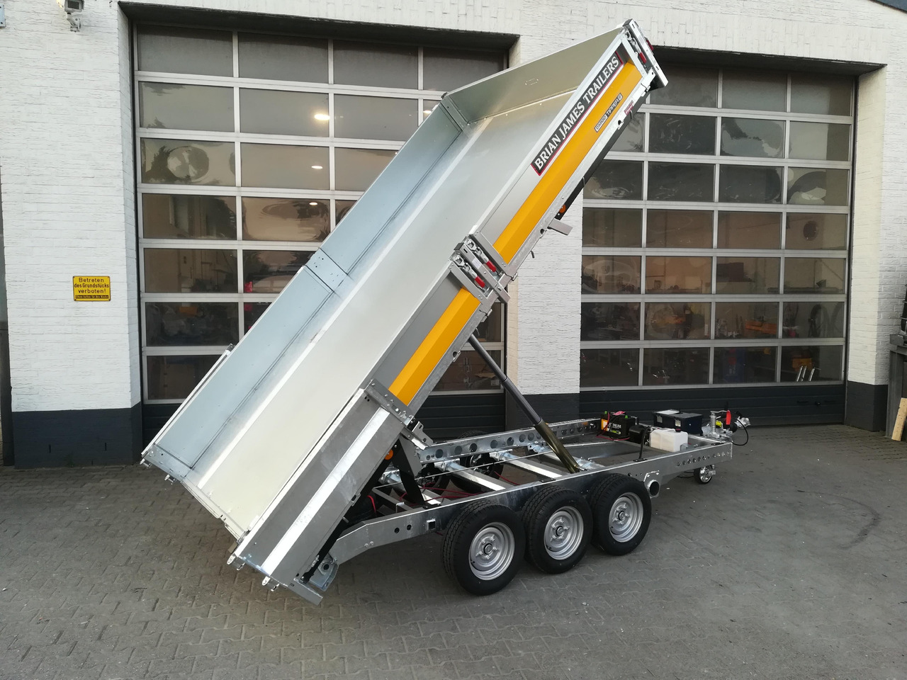 Remorque benne Brian James Trailer CarGO Tipper 2 elektrisch 360x195x30cm Stahlbordwände Pendel 12" Tridem 3,5t on: photos 7 Remorque benne Brian James Trailer CarGO Tipper 2 elektrisch 360x195x30cm Stahlbordwände Pendel 12" Tridem 3,5t on: photos 7