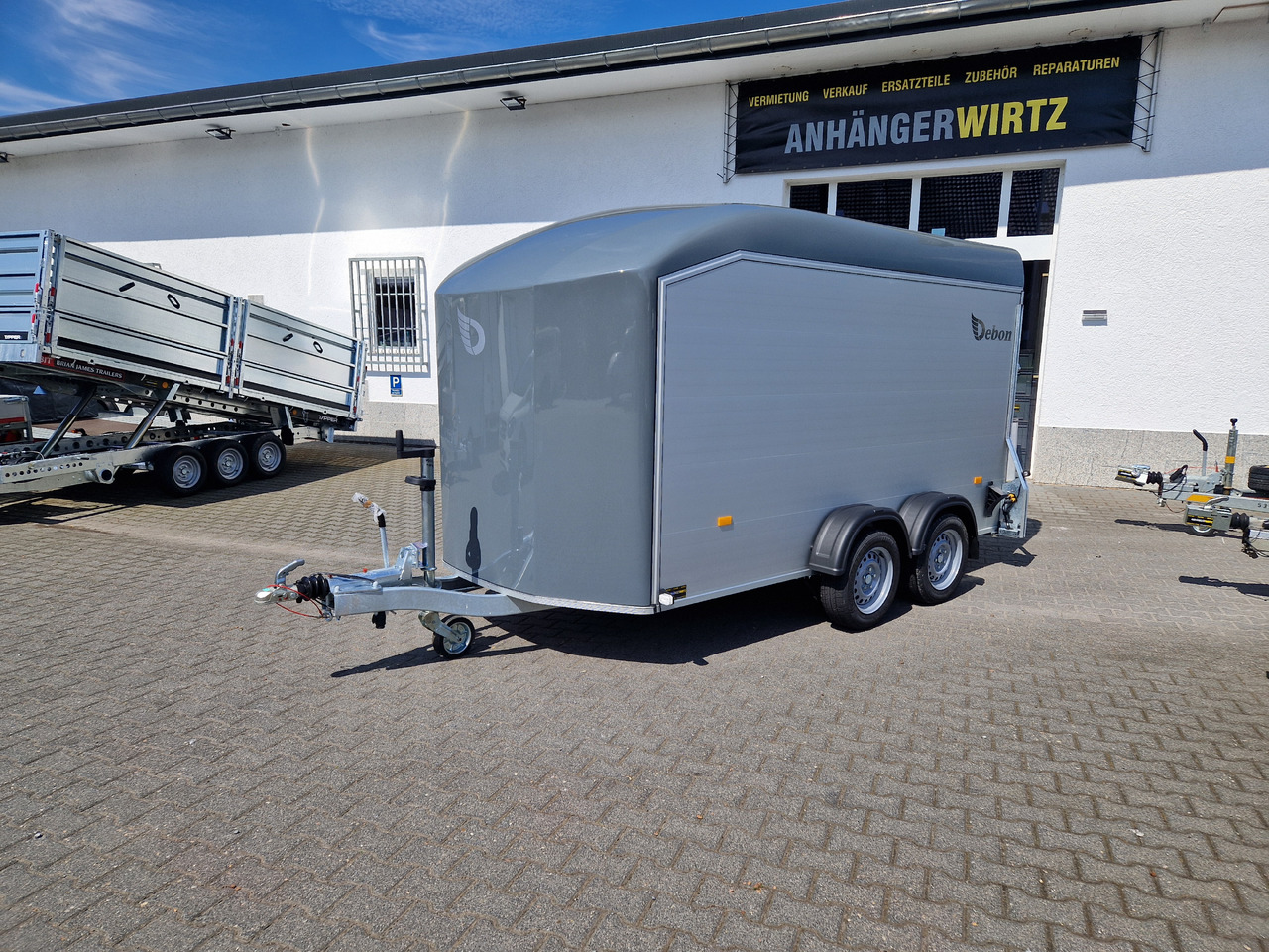 Cargo Roadster 700 375x180x200cm Alu Poly irongrey Seitentür 100km/H 2600kg - Remorque fourgon: photos 5 Cargo Roadster 700 375x180x200cm Alu Poly irongrey Seitentür 100km/H 2600kg - Remorque fourgon: photos 5