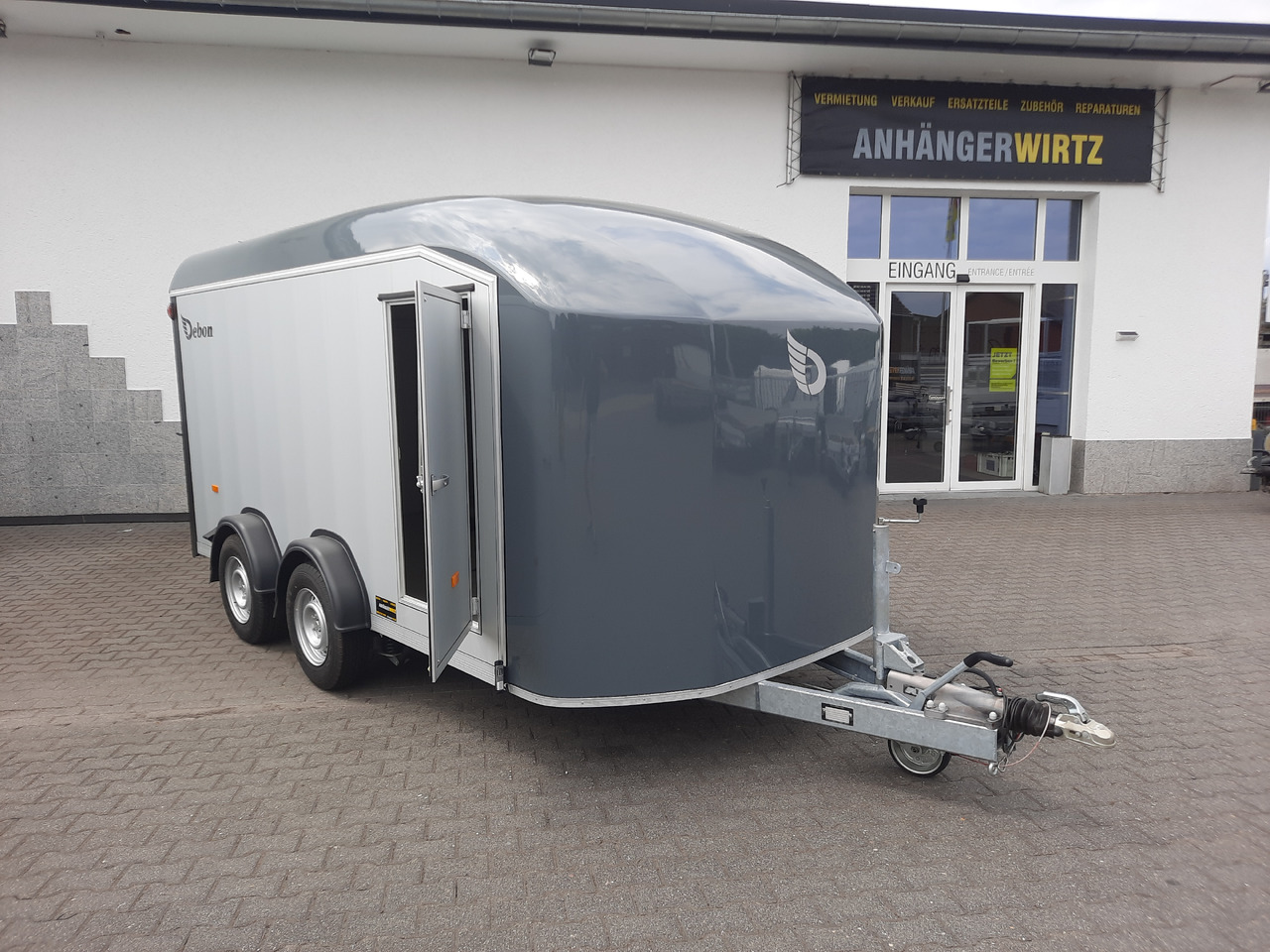 Cargo Roadster 800 435x200x206cm Alu Poly irongrey Seitentür Heckrampe Pullman 100km/H 3500kg - Remorque voiture: photos 2 Cargo Roadster 800 435x200x206cm Alu Poly irongrey Seitentür Heckrampe Pullman 100km/H 3500kg - Remorque voiture: photos 2