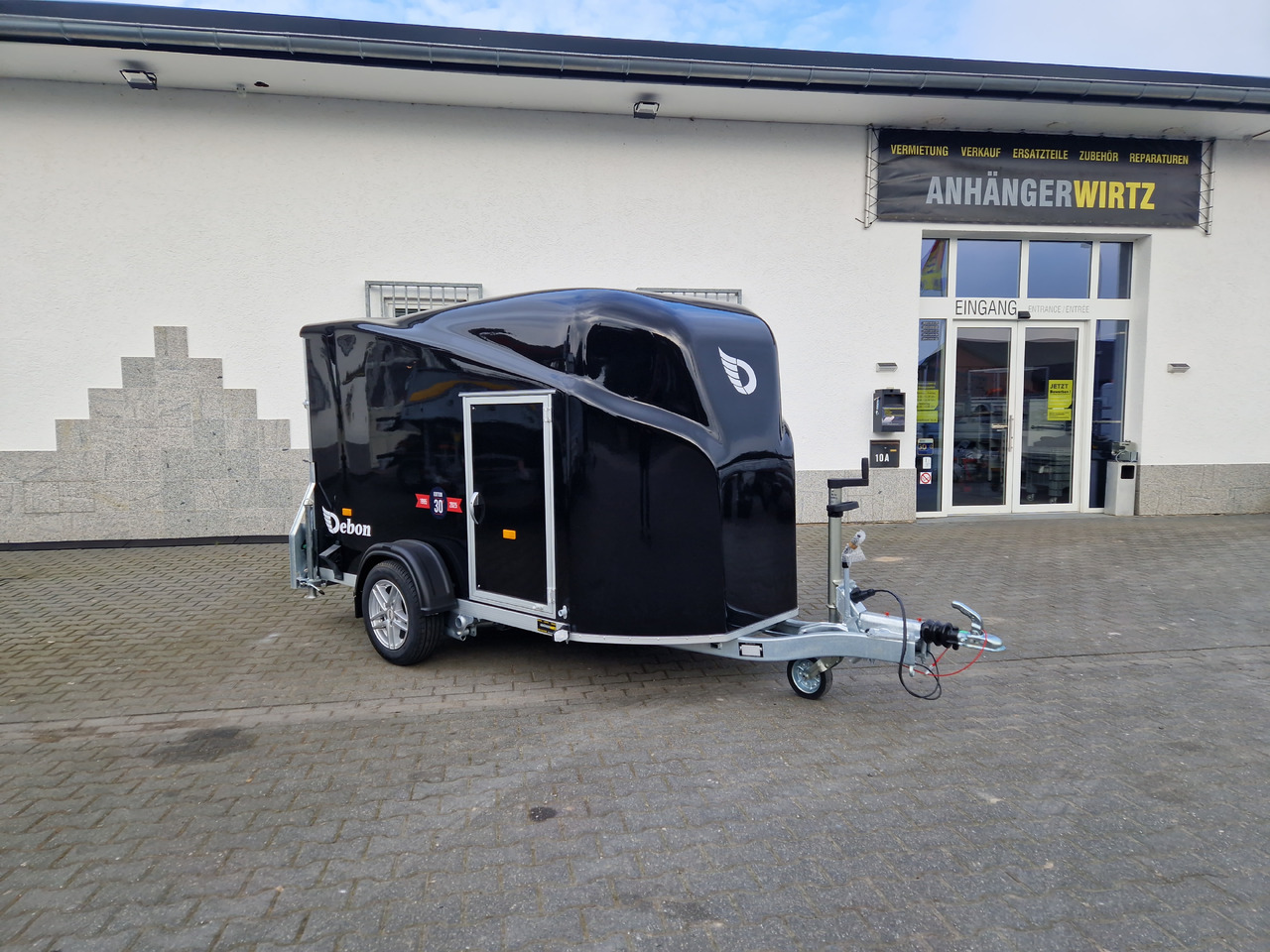 Debon Cargo 1300 300x152x168cm black Seitentür Alufelgen silver Pullman II 100km/H 1300kg Modell 25 - Remorque voiture: photos 2 Debon Cargo 1300 300x152x168cm black Seitentür Alufelgen silver Pullman II 100km/H 1300kg Modell 25 - Remorque voiture: photos 2