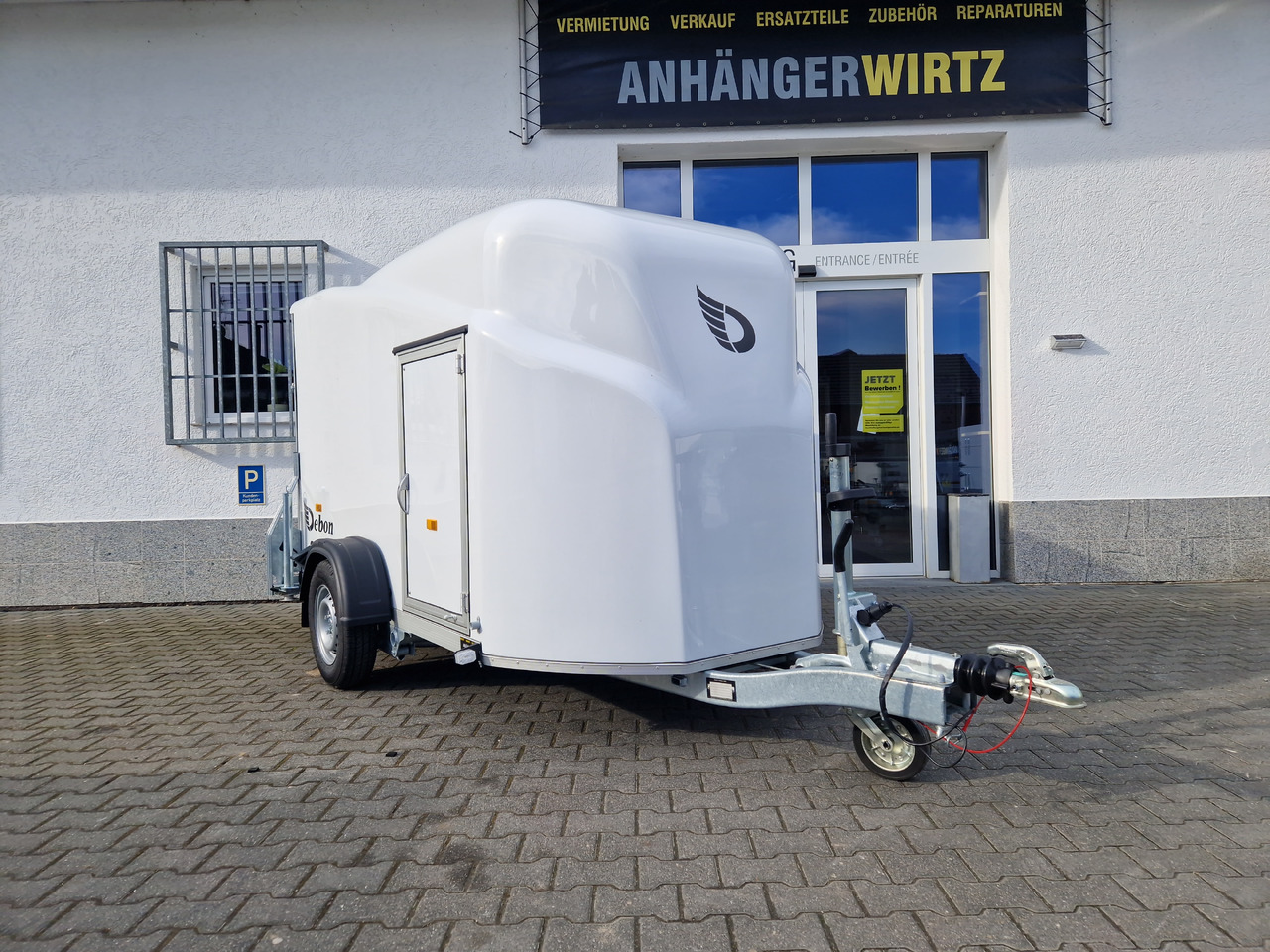 Debon Cargo 1300 300x152x168cm white Seitentür Pullman II 100km/H 1300kg Modell 2025 - Remorque fourgon: photos 1 Debon Cargo 1300 300x152x168cm white Seitentür Pullman II 100km/H 1300kg Modell 2025 - Remorque fourgon: photos 1
