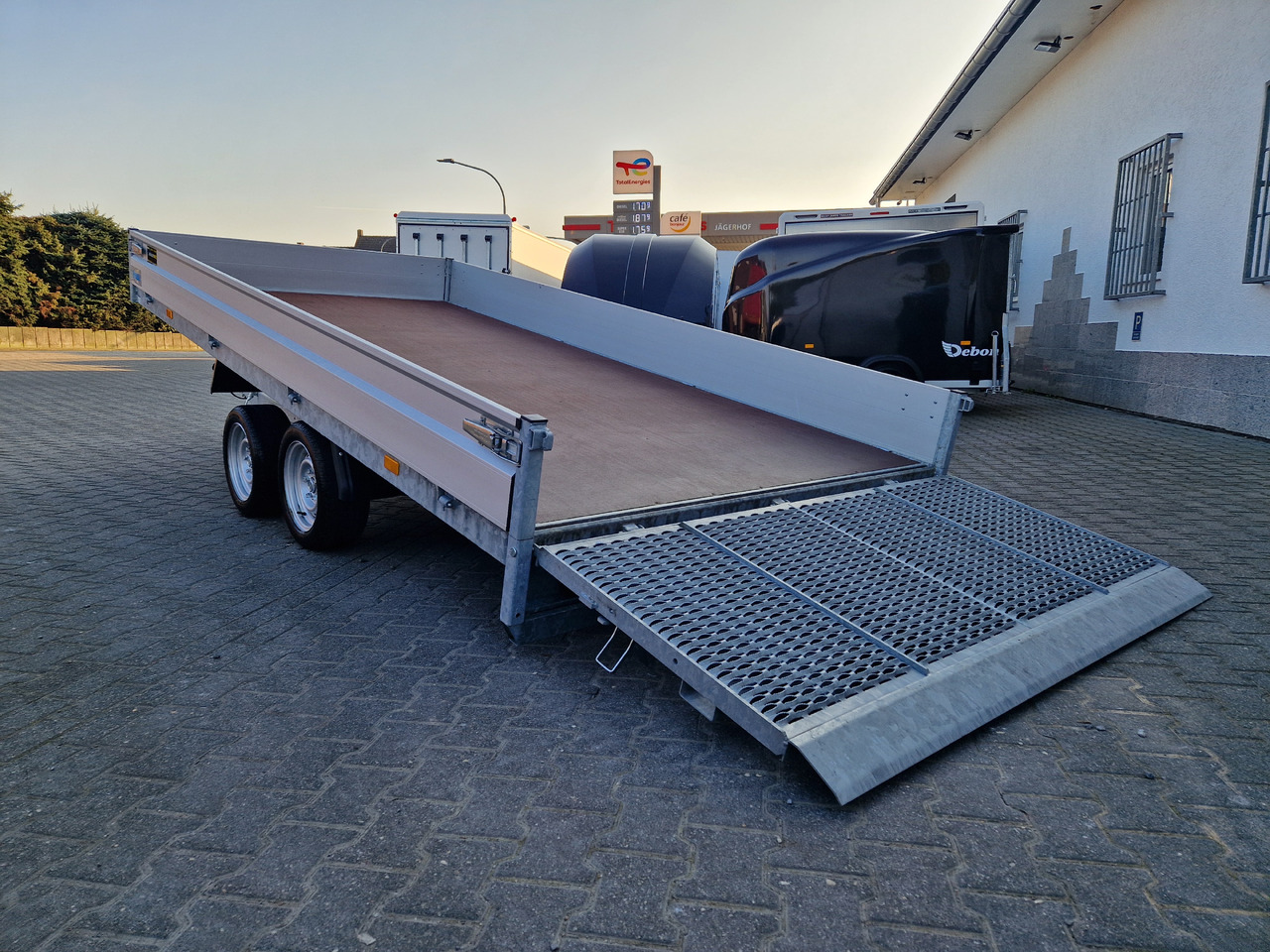 Hapert Indigo HT-2 405x201x30cm ankippbar Heckklappe Seilwinde 3500kg - Remorque porte engin: photos 3 Hapert Indigo HT-2 405x201x30cm ankippbar Heckklappe Seilwinde 3500kg - Remorque porte engin: photos 3