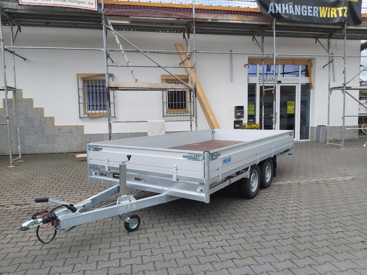 MEDAX - 2 3000 405x203x30cm 12" niedrig Fahrwerk (XL) 3000kg - Remorque plateau: photos 1 MEDAX - 2 3000 405x203x30cm 12" niedrig Fahrwerk (XL) 3000kg - Remorque plateau: photos 1