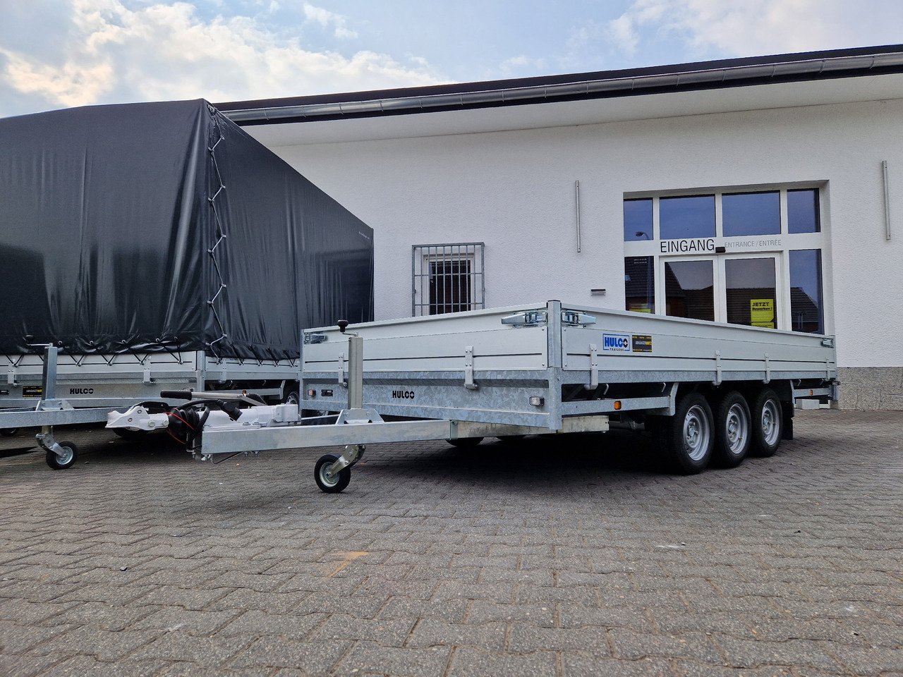 MEDAX - 3 3500 405x223x30cm Tridem 12" niedrig Fahrwerk (XL) 3500kg - Remorque plateau: photos 3 MEDAX - 3 3500 405x223x30cm Tridem 12" niedrig Fahrwerk (XL) 3500kg - Remorque plateau: photos 3