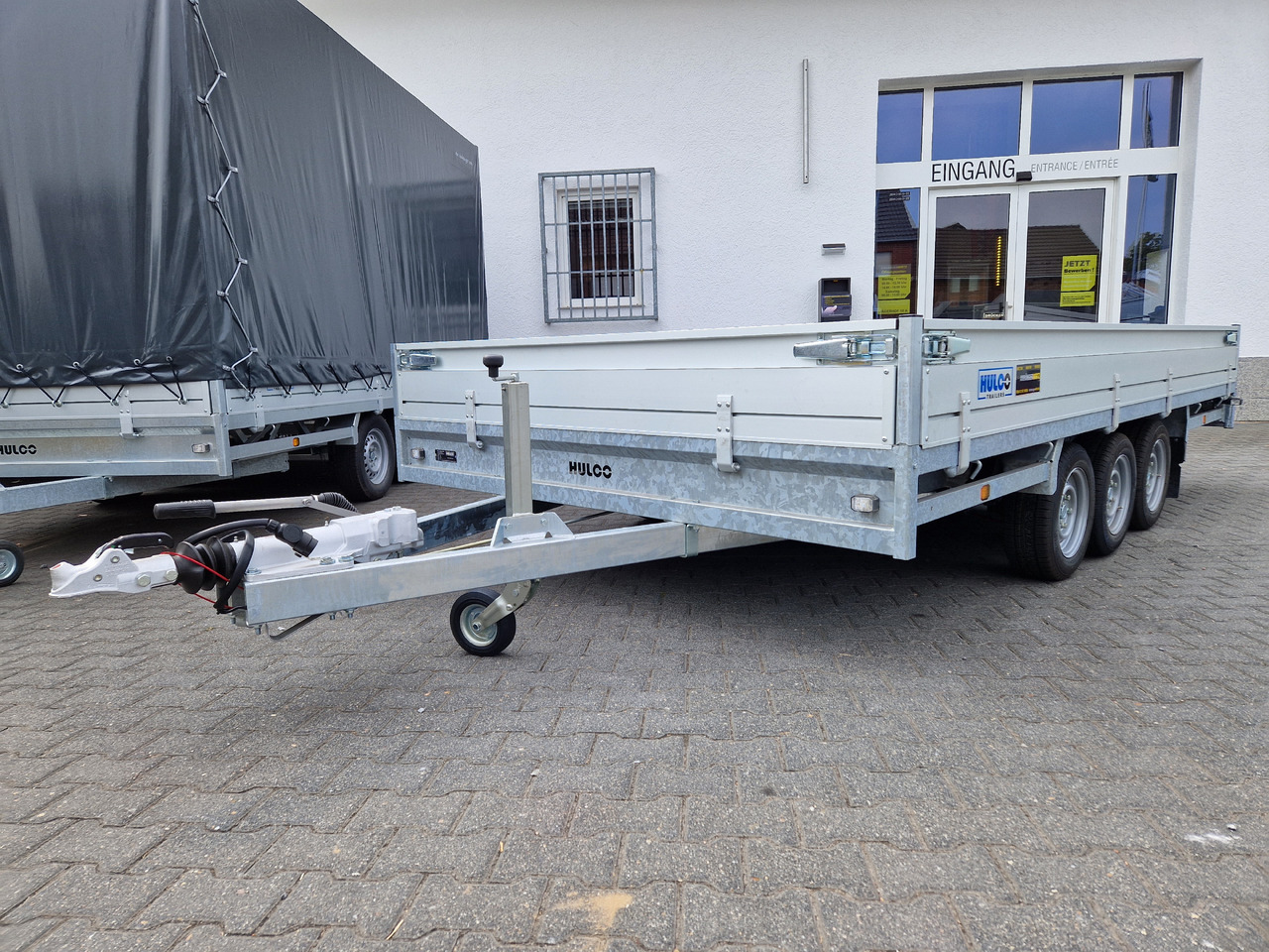 MEDAX - 3 3500 405x223x30cm Tridem 12" niedrig Fahrwerk (XL) 3500kg - Remorque plateau: photos 5 MEDAX - 3 3500 405x223x30cm Tridem 12" niedrig Fahrwerk (XL) 3500kg - Remorque plateau: photos 5
