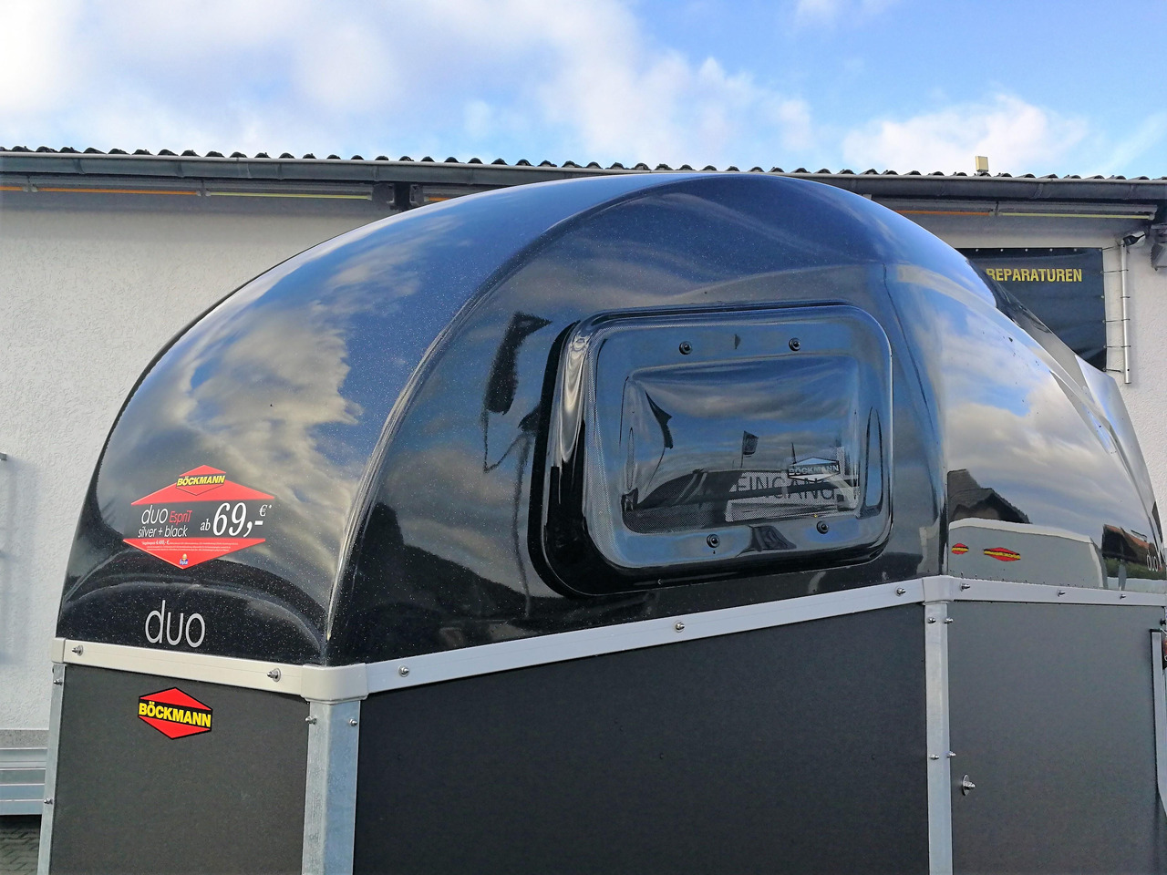 Pferdeanhänger Böckmann DUO Esprit silver black Haube schwarz 2400kg Modell 2024 - Van chevaux: photos 4 Pferdeanhänger Böckmann DUO Esprit silver black Haube schwarz 2400kg Modell 2024 - Van chevaux: photos 4