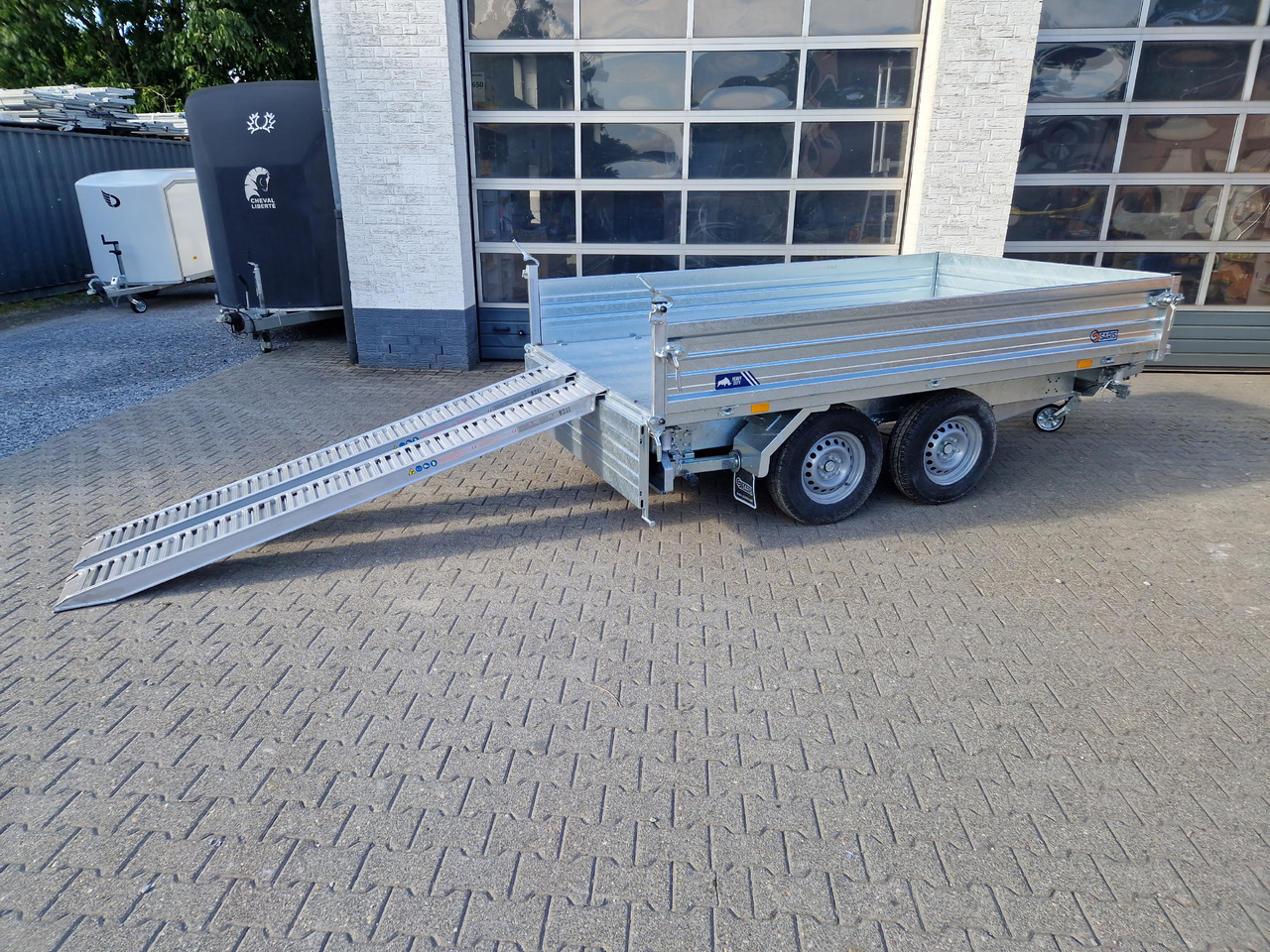 Saris Kipper 3 SKS 310 176 40cm Stahlwände HD elektro Notpumpe Alurampen Stützen 3000kg 100km/H - Remorque benne: photos 3 Saris Kipper 3 SKS 310 176 40cm Stahlwände HD elektro Notpumpe Alurampen Stützen 3000kg 100km/H - Remorque benne: photos 3