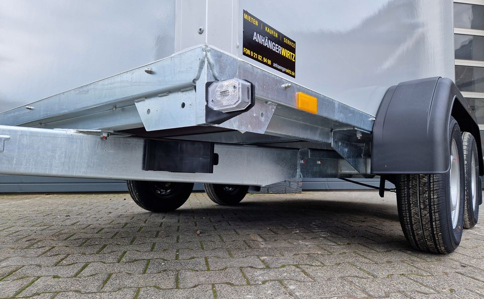 Saris Koffer GO 306 154 180 2000 2 306x154x200cm GFK grau (M) 2000kg - Remorque fourgon: photos 1 Saris Koffer GO 306 154 180 2000 2 306x154x200cm GFK grau (M) 2000kg - Remorque fourgon: photos 1