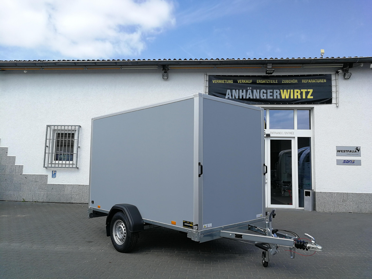 Saris Koffer GO 306 306x154x180cm GFK grau (M) 1500kg Modell 2025 - Remorque fourgon: photos 3 Saris Koffer GO 306 306x154x180cm GFK grau (M) 1500kg Modell 2025 - Remorque fourgon: photos 3
