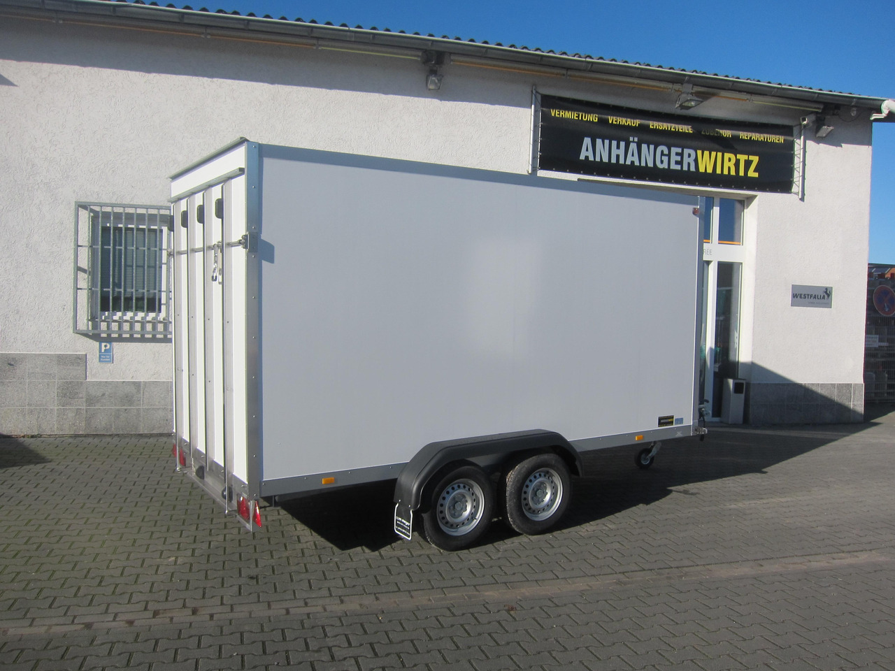 WM Meyer Koffer AZ 2740/185 S35 + Heckrampe 401x185x205cm (XL) 2700kg Januar Aktion Modell 2024 - Remorque fourgon: photos 4 WM Meyer Koffer AZ 2740/185 S35 + Heckrampe 401x185x205cm (XL) 2700kg Januar Aktion Modell 2024 - Remorque fourgon: photos 4