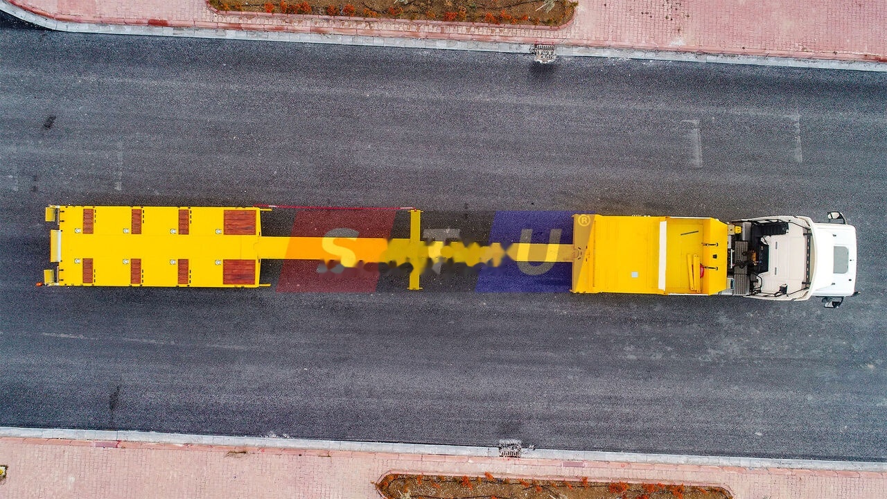 STU 3 Axle Hydraulic Steering Low Loader - Semi-remorque surbaissé: photos 4 STU 3 Axle Hydraulic Steering Low Loader - Semi-remorque surbaissé: photos 4