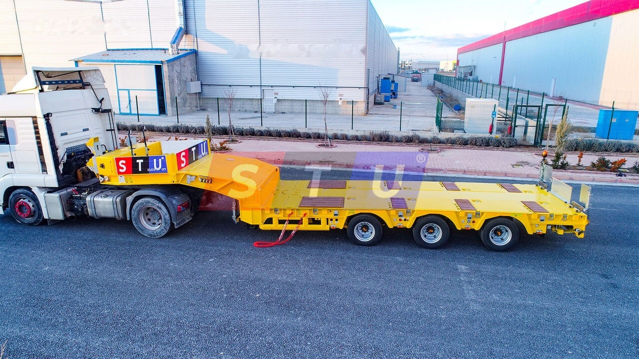 STU 3 Axle Hydraulic Steering Low Loader - Semi-remorque surbaissé: photos 2 STU 3 Axle Hydraulic Steering Low Loader - Semi-remorque surbaissé: photos 2