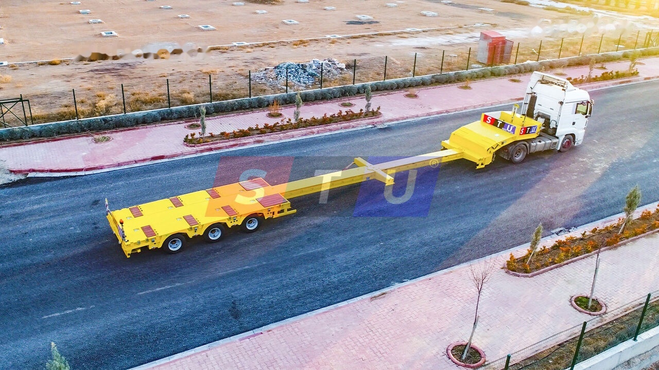 STU 3 Axle Hydraulic Steering Low Loader - Semi-remorque surbaissé: photos 1 STU 3 Axle Hydraulic Steering Low Loader - Semi-remorque surbaissé: photos 1
