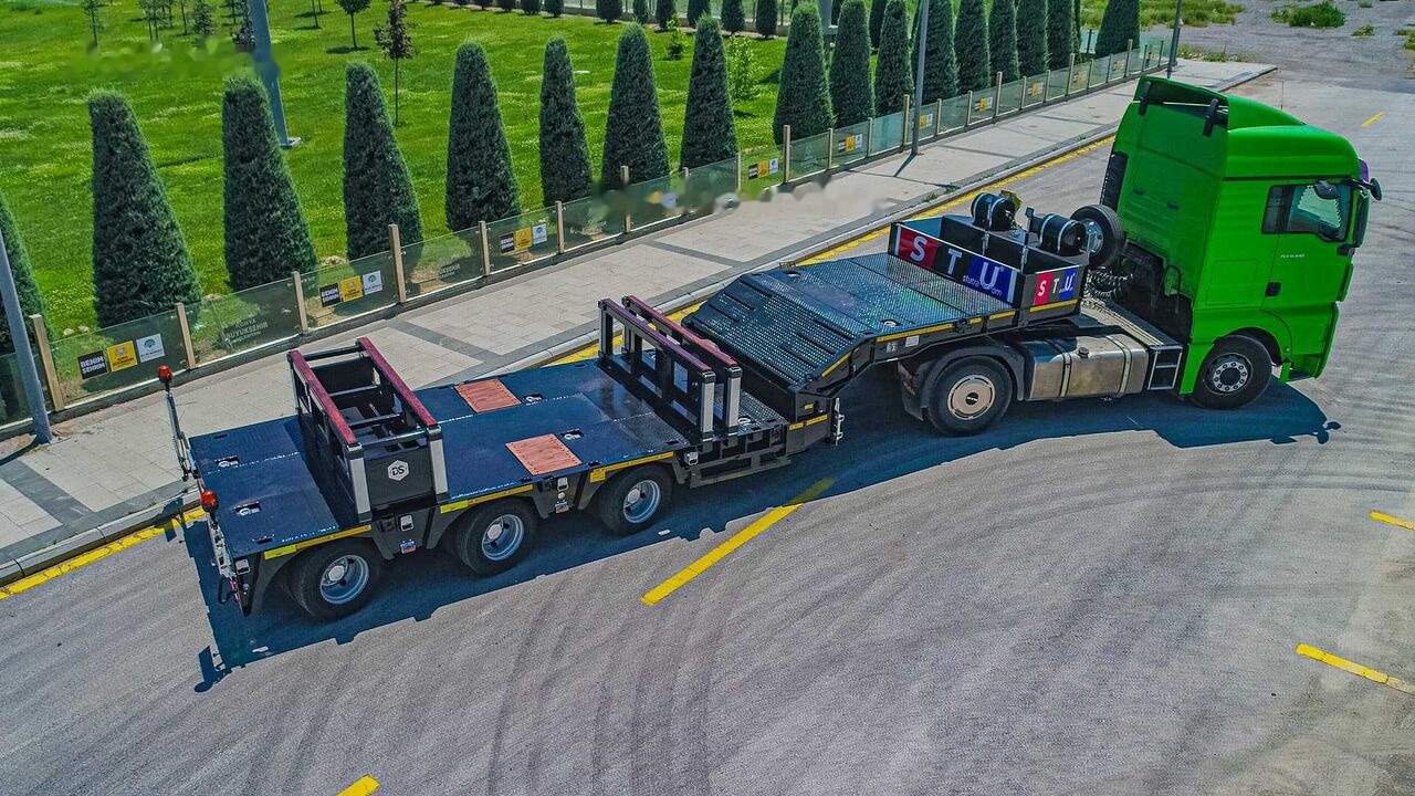 Semi-remorque surbaissé neuf STU 3 Axle Hydraulic Steering Low Loader: photos 26