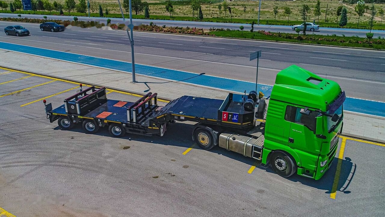 Semi-remorque surbaissé neuf STU 3 Axle Hydraulic Steering Low Loader: photos 27