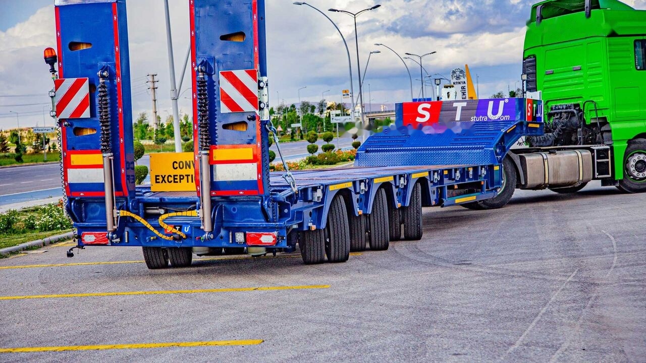 Semi-remorque surbaissé neuf STU 3 Axle Hydraulic Steering Low Loader: photos 24