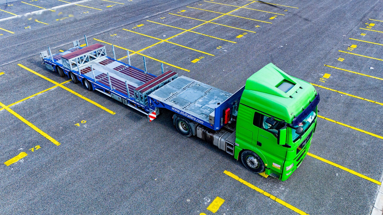 STU 3 Axle Hydraulic Steering Low Loader - Semi-remorque surbaissé: photos 5 STU 3 Axle Hydraulic Steering Low Loader - Semi-remorque surbaissé: photos 5
