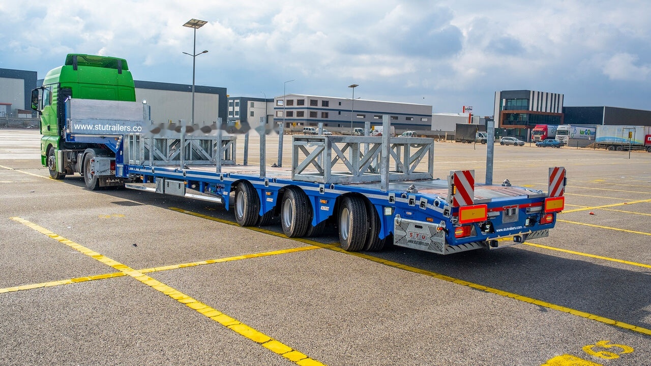 Semi-remorque surbaissé neuf STU 3 Axle Hydraulic Steering Low Loader: photos 6