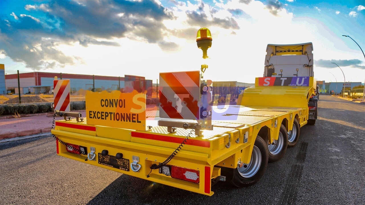 Semi-remorque surbaissé neuf STU 3 Axle Hydraulic Steering Low Loader: photos 14