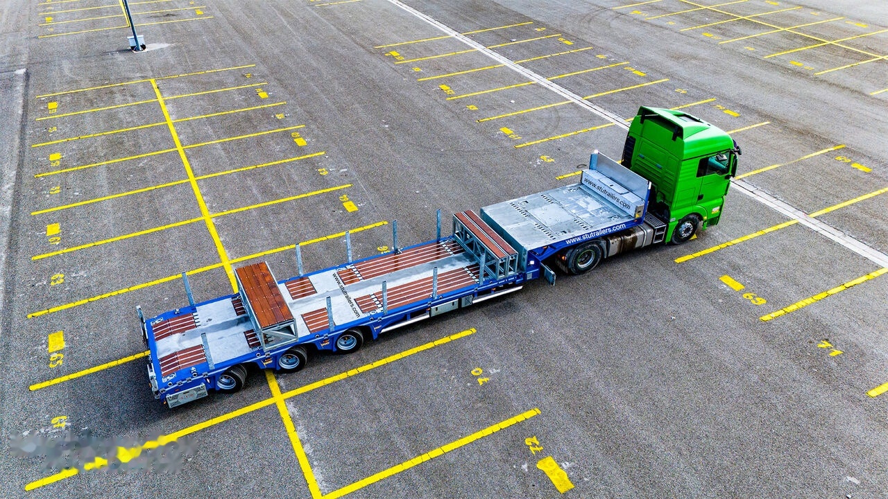 Semi-remorque surbaissé neuf STU 3 Axle Hydraulic Steering Low Loader: photos 12